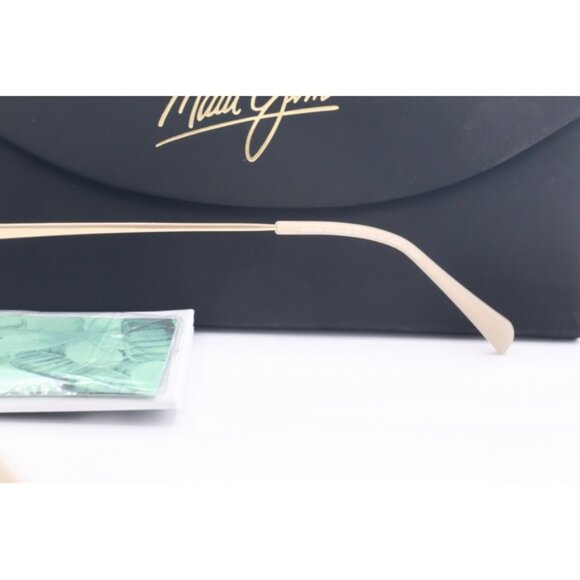 Maui Jim Hunakai MJ 331-05 Gold Cat Eye Sunglasses Maui Rose polarized Lens 53mm main image 6